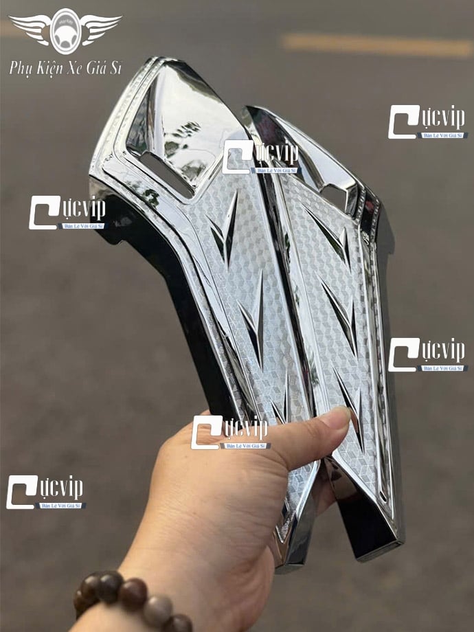 Ốp Hông Lớn Vario 160cc Xi Niken, Sơn Cabon MS6925