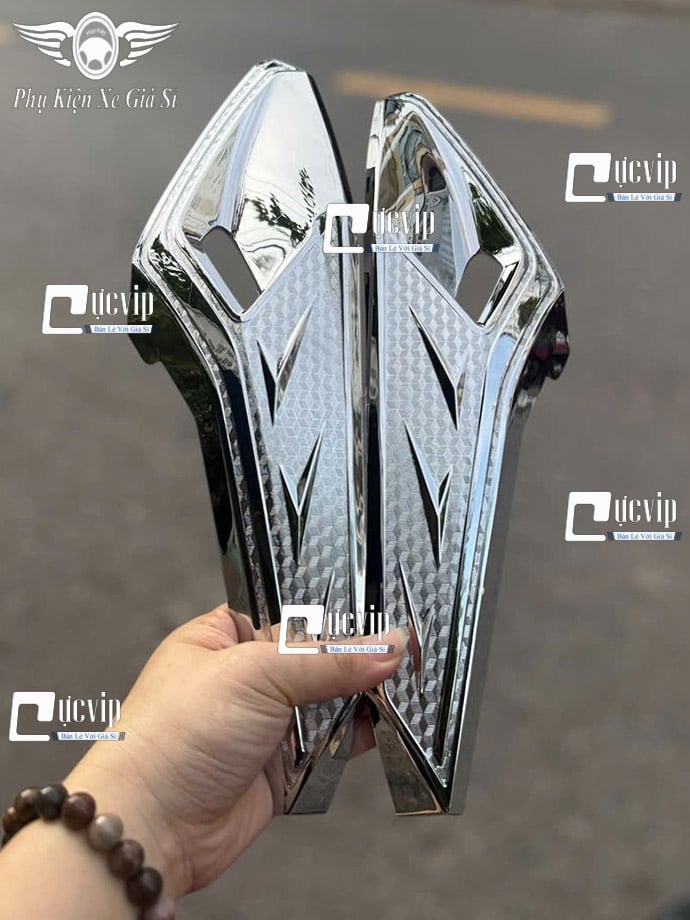 Ốp Hông Lớn Vario 160cc Xi Niken, Sơn Cabon MS6925