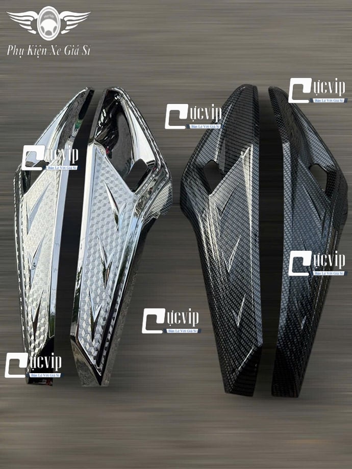Ốp Hông Lớn Vario 160cc Xi Niken, Sơn Cabon MS6925