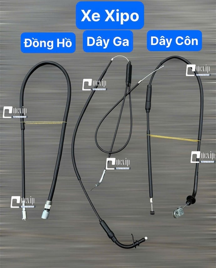 [Mẫu Theo Xe] Dây Ga + Dây Côn + Dây Đồng Hồ [Thắng Đĩa] Sport - Xi Po 110cc 120cc [Hàng Chất Lượng] MS6780