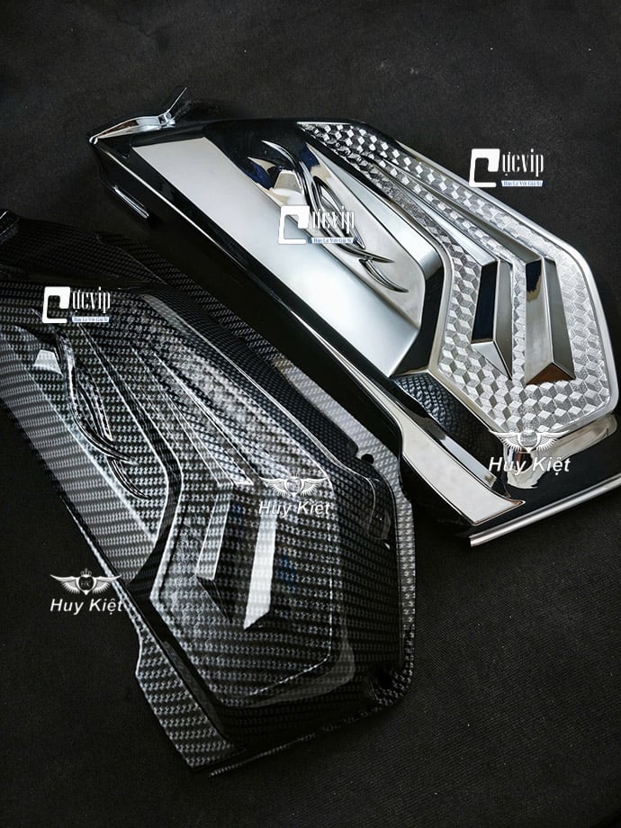[Mẫu Mới] Ốp Pô E AirBlade AB 2026, AB 2023 - 2026 160cc, 125cc Xi Niken, Carbon MS6894