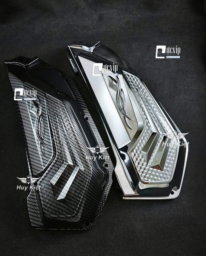 [Mẫu Mới] Ốp Pô E AirBlade AB 2026, AB 2023 - 2026 160cc, 125cc Xi Niken, Carbon MS6894