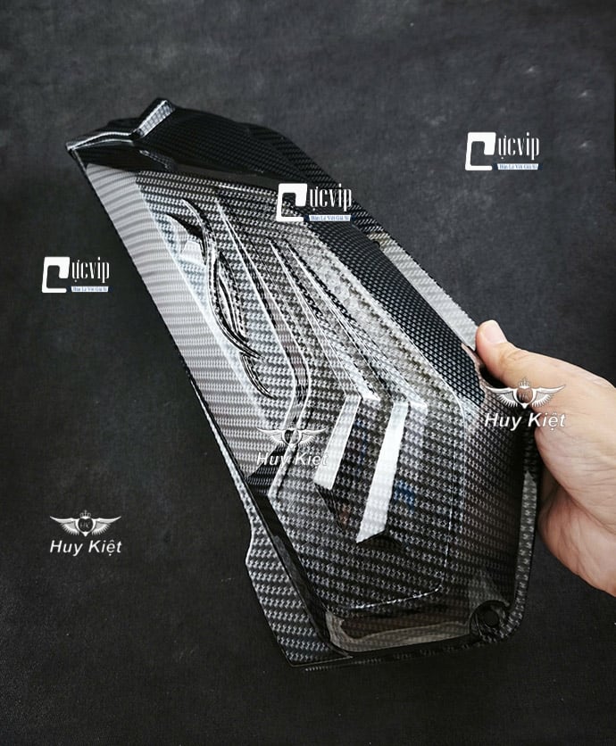 [Mẫu Mới] Ốp Pô E AirBlade AB 2026, AB 2023 - 2026 160cc, 125cc Xi Niken, Carbon MS6894