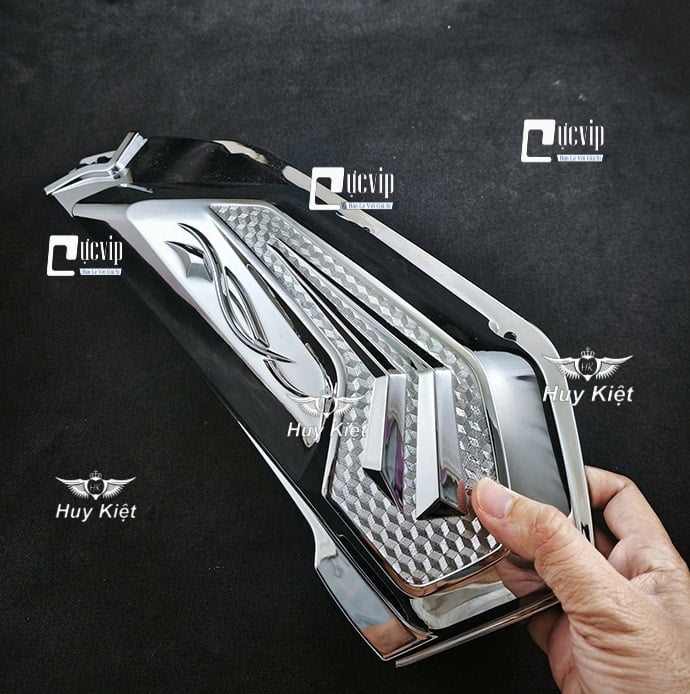 [Mẫu Mới] Ốp Pô E AirBlade AB 2026, AB 2023 - 2026 160cc, 125cc Xi Niken, Carbon MS6894