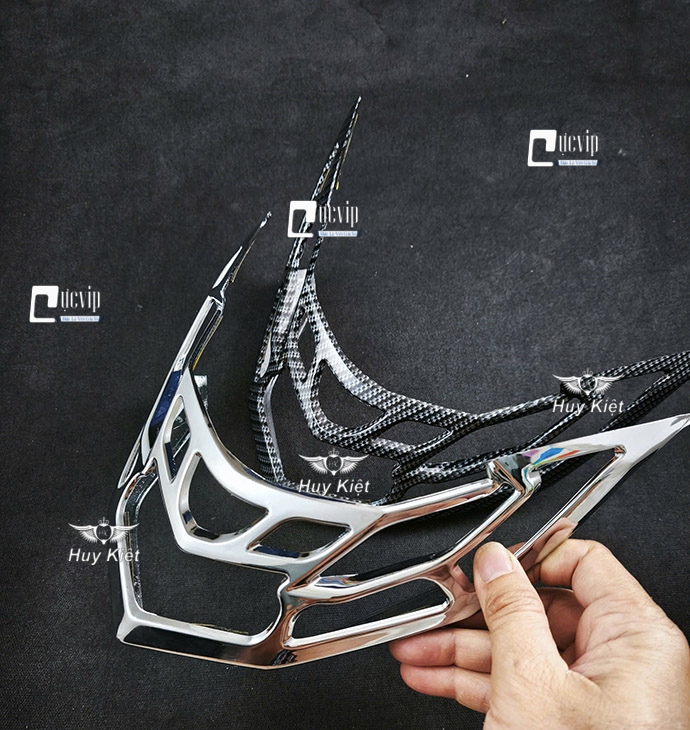Ốp Chụp Lái Đèn Hậu AirBlade AB 2020 - 2025 160cc, 150cc, 125cc Xi Mạ Crom, Carbon MS6802