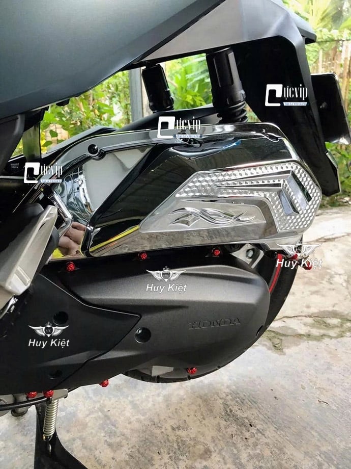 [Mẫu Mới] Ốp Pô E AirBlade AB 2026, AB 2023 - 2026 160cc, 125cc Xi Niken, Carbon MS6894