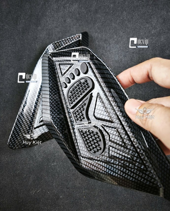 Ốp Gác Chân Trước Em Bé AirBlade AB 2020 - 2025 160cc, 150cc 125cc Xi Mạ Crom, Carbon MS6805