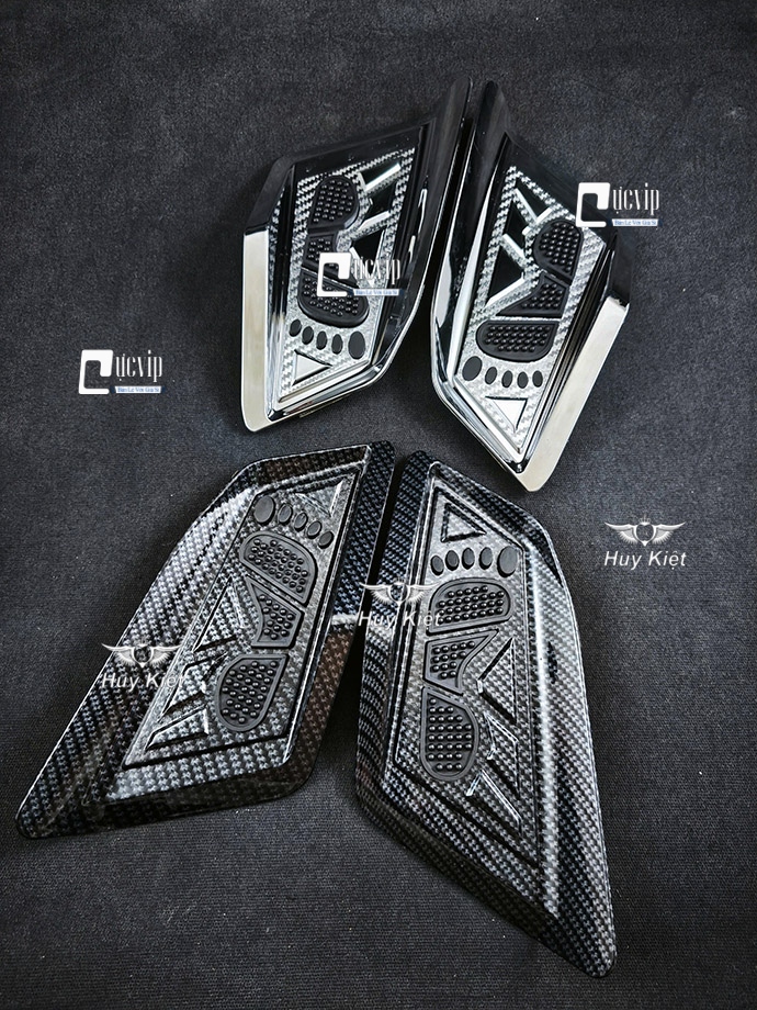 Ốp Gác Chân Trước Em Bé AirBlade AB 2020 - 2025 160cc, 150cc 125cc Xi Mạ Crom, Carbon MS6805