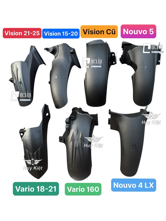 Dè Con Chắn Bùn Sau Cho Vario 2018 - 2025, Vario 160, Vision 2009 - 2025, Nouvo 4 LX, Nouvo 5, PCX 2014 - 2017 MS6839