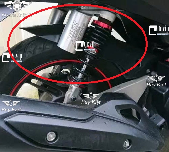 [Mẫu Mới] Dè Con Chắn Bùn Sau Cho Vario 2018 - 2025 125cc 150cc, PCX 2014 - 2017 Hãng Tonato MS6842