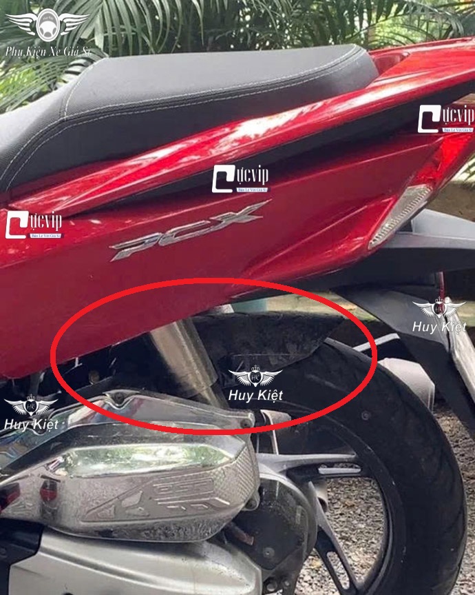 [Mẫu Mới] Dè Con Chắn Bùn Sau Cho Vario 2018 - 2025 125cc 150cc 160cc, PCX 2014 - 2017 Hãng Tonato MS6843