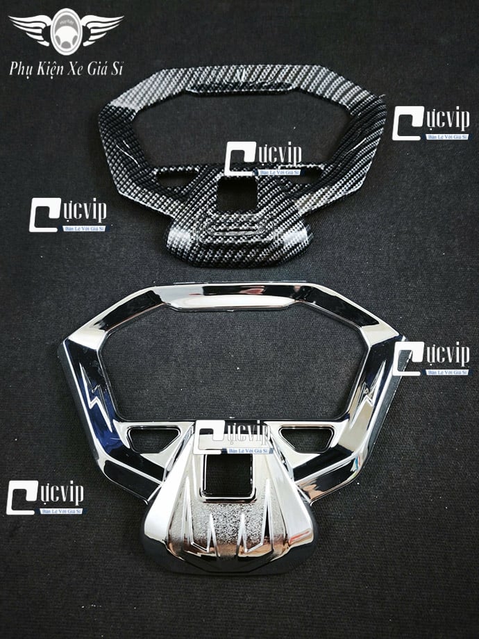 Ốp Viền Đồng Hồ Vario 160cc Xi Niken, Sơn Carbon MS6922