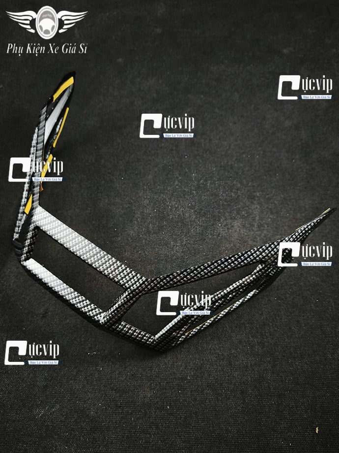 Ốp Chụp Đèn Lái Sau (Ốp Đuôi Đèn Sau) Vario 160cc Xi Niken, Sơn Cabon MS6917