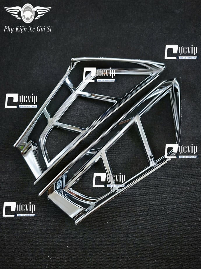 Ốp Viền Đèn Pha Trước Vario 160cc Xi Niken, Sơn Cabon MS6915