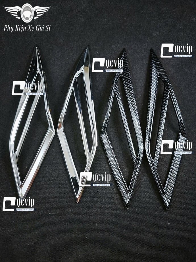 Ốp Xi Nhan Trước Vario 160cc Xi Niken, Sơn Cabon MS6924