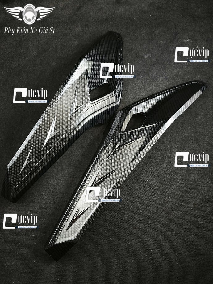 Ốp Hông Lớn Vario 160cc Xi Niken, Sơn Cabon MS6925