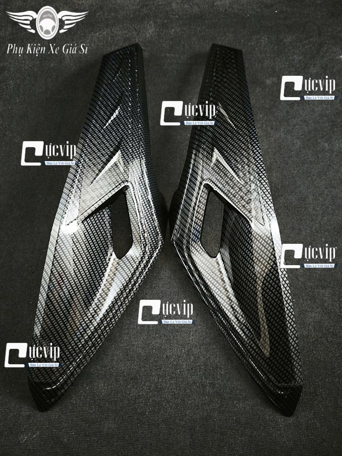 Ốp Hông Lớn Vario 160cc Xi Niken, Sơn Cabon MS6925