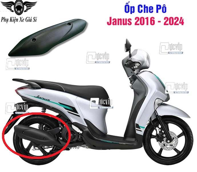[Mẫu Theo Xe] Ốp Che Pô Janus 2016 - 2025, Các Đời 2016 2017 2018 2019 2020 2021 2022 2023 2024 2025 MS6866