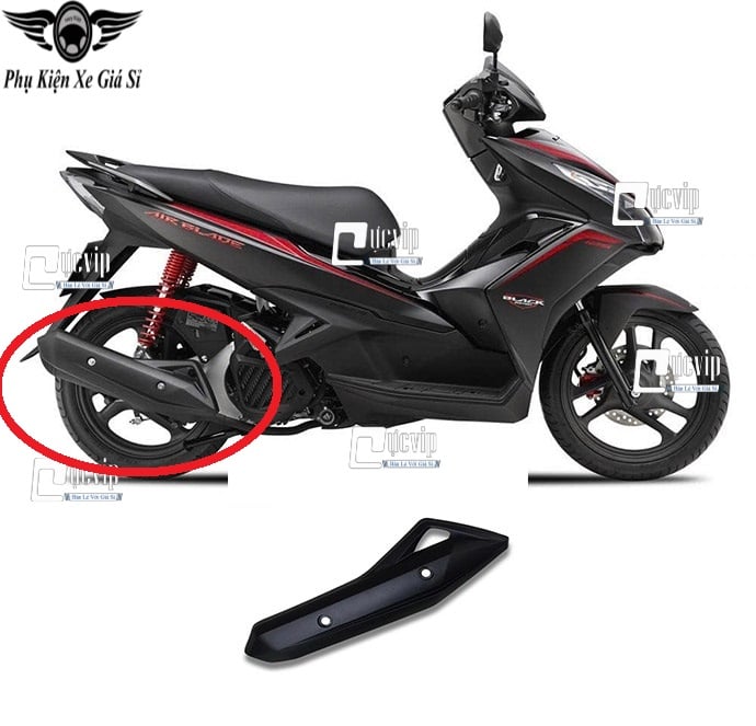 [Mẫu Theo Xe] Ốp Che Pô AirBlade AB 125 2013 - 2015 MS6859