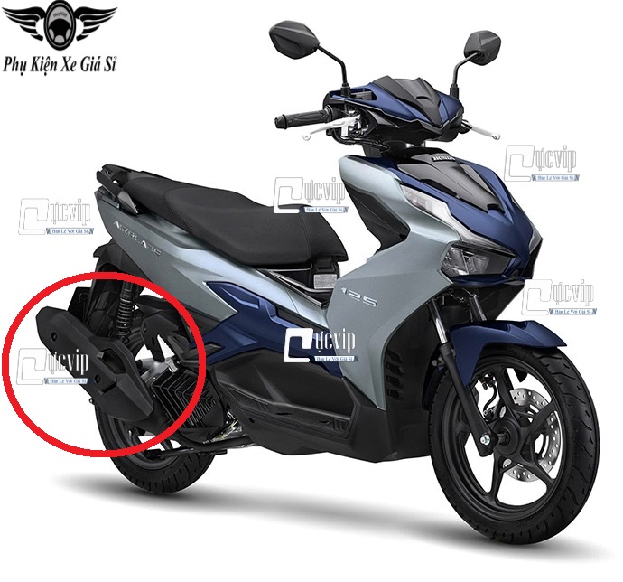 [Mẫu Theo Xe] Ốp Che Pô AirBlade AB 160, AB 2023 - 2025 125cc MS6863