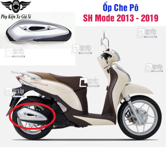 [Mẫu Theo Xe] Ốp Che Pô SH Mode 2013 - 2019, SH Mode 2020 - 2025 MS6864