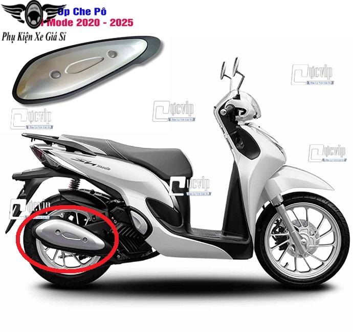 [Mẫu Theo Xe] Ốp Che Pô SH Mode 2013 - 2019, SH Mode 2020 - 2025 MS6864