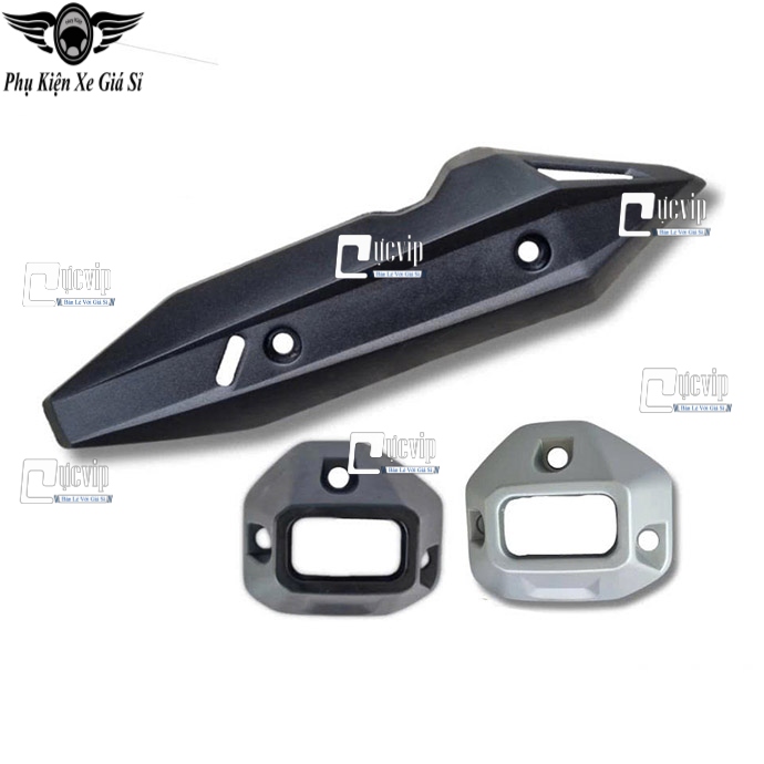 [Mẫu Theo Xe] Ốp Che Pô Và Chụp Đích Pô Cho Vario 2018 - 2025 125cc 150cc MS6865