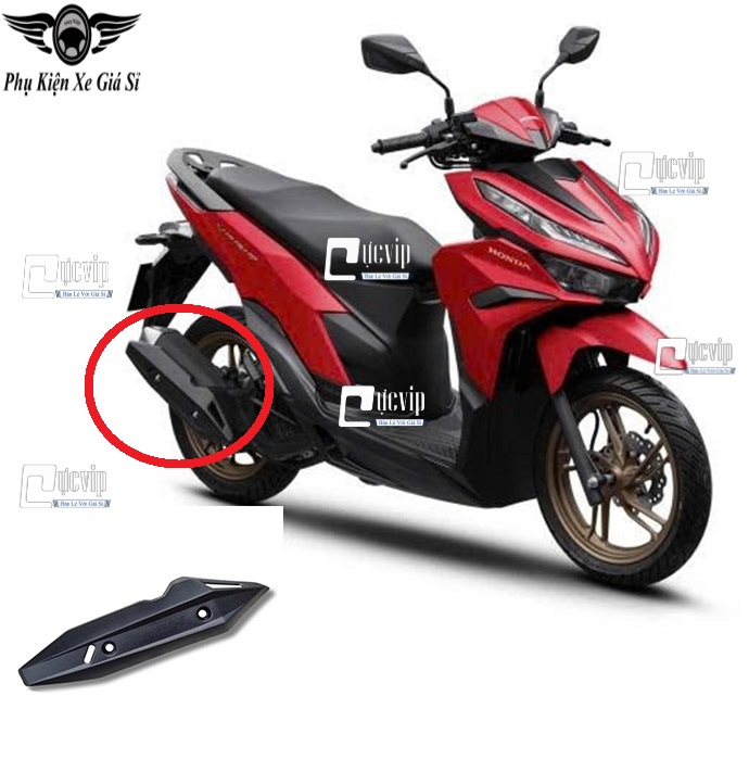 [Mẫu Theo Xe] Ốp Che Pô Cho Vario 2018 - 2025 125cc 150cc MSMS6869