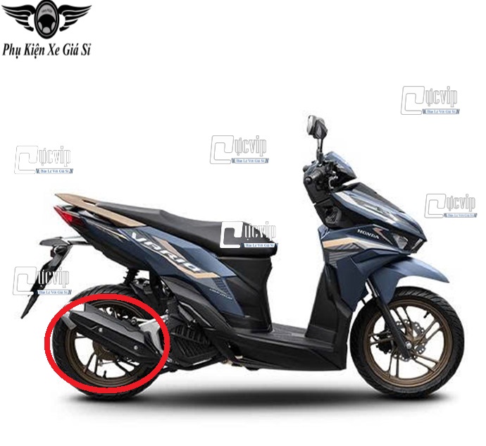 [Mẫu Theo Xe] Ốp Che Pô Cho Vario 2018 - 2025 125cc 150cc MSMS6869