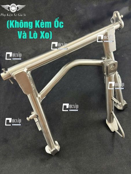 Combo Chân Chống Đứng Và Chân Chống Nghiêng Inox 304 Gắn Xe Máy Điện Dat Bike Quantum S1, S2, S3 (Không Kèm Ốc Và Lò Xo) MS6878