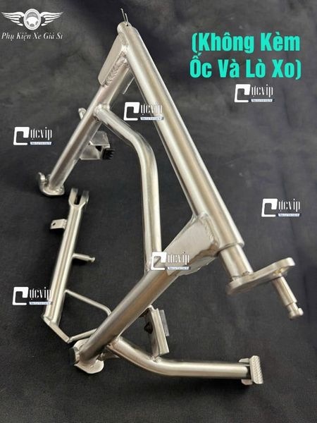 Combo Chân Chống Đứng Và Chân Chống Nghiêng Inox 304 Gắn Xe Máy Điện Dat Bike Quantum S1, S2, S3 (Không Kèm Ốc Và Lò Xo) MS6878