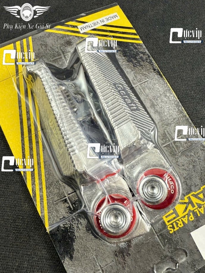 [Mẫu Mới] Cặp Gác Chân Sau Nhôm Gcraft V2 (Tặng Ốc Xỏ Và Lông Đền) Wave, Dream, Future, Vision, Sonic, Winner V1, AB 2013 - 2023, Vario 2015 - 2021, Sirius, Exciter, Jupiter MS6875