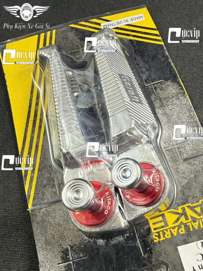 [Mẫu Mới] Cặp Gác Chân Sau Nhôm Gcraft V2 (Tặng Ốc Xỏ Và Lông Đền) Wave, Dream, Future, Vision, Sonic, Winner V1, AB 2013 - 2023, Vario 2015 - 2021, Sirius, Exciter, Jupiter MS6875
