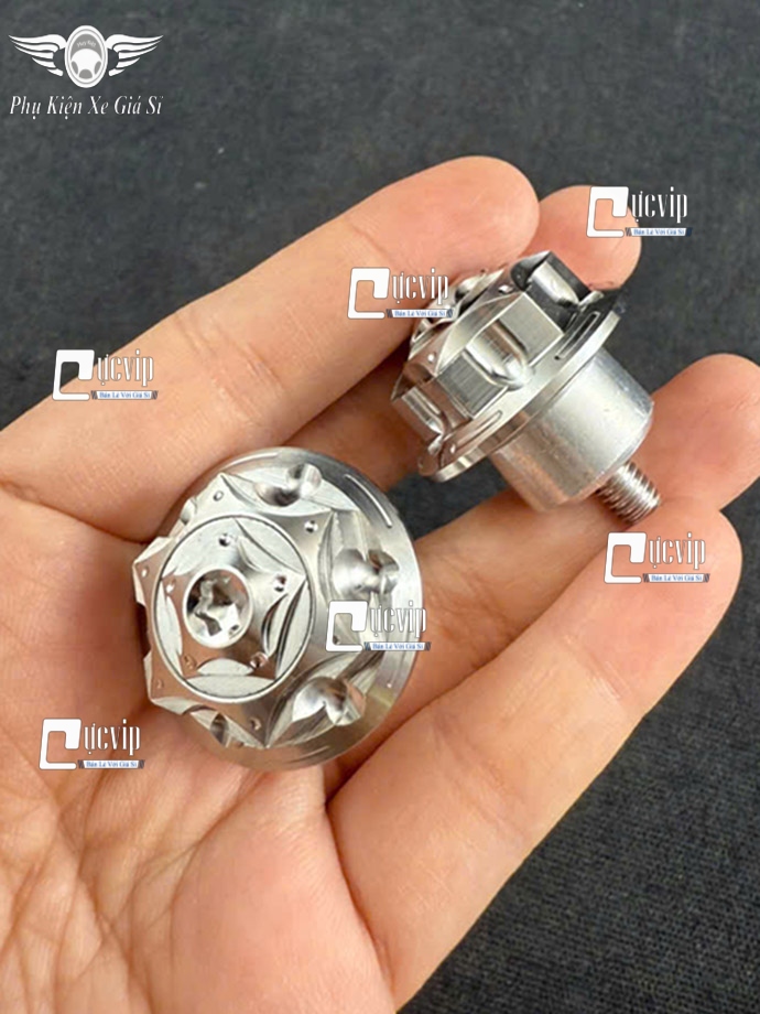 Cặp Gù Tay Lái Salaya [Kiểu Bông G3] Inox 304 Gắn Wave, Dr, Fu, Si, Cub, PCX, NVX, Vario, Vision, Jupiter, SH, Luvias, Mio, Win, Ex, Satria, Raider, R15 MS6903