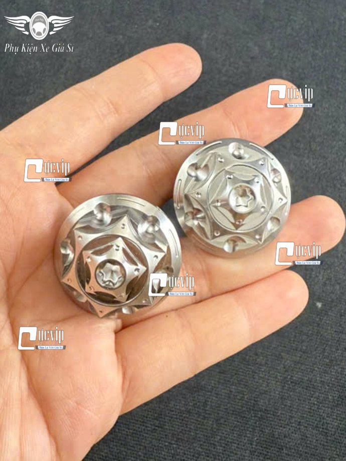Cặp Gù Tay Lái Salaya [Kiểu Bông G3] Inox 304 Gắn Wave, Dr, Fu, Si, Cub, PCX, NVX, Vario, Vision, Jupiter, SH, Luvias, Mio, Win, Ex, Satria, Raider, R15 MS6903