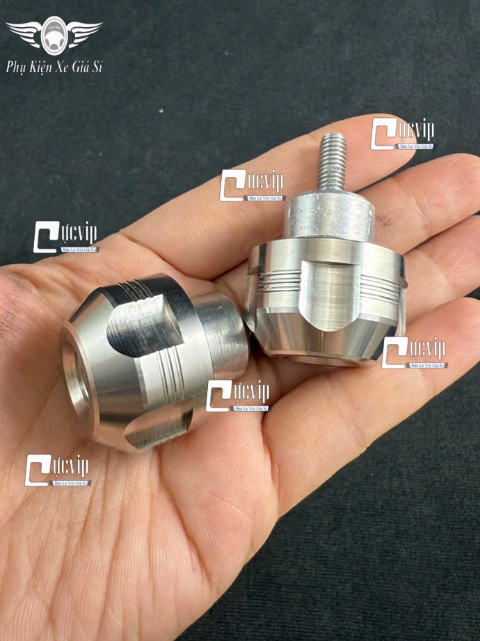 Cặp Gù Tay Lái Salaya [Kiểu Đúc Đặc] Inox 304 Gắn Wave, Dr, Fu, Si, Cub, PCX, NVX, Vario, Vision, Jupiter, SH, Luvias, Mio, Win, Ex, Satria, Raider, R15 MS6902