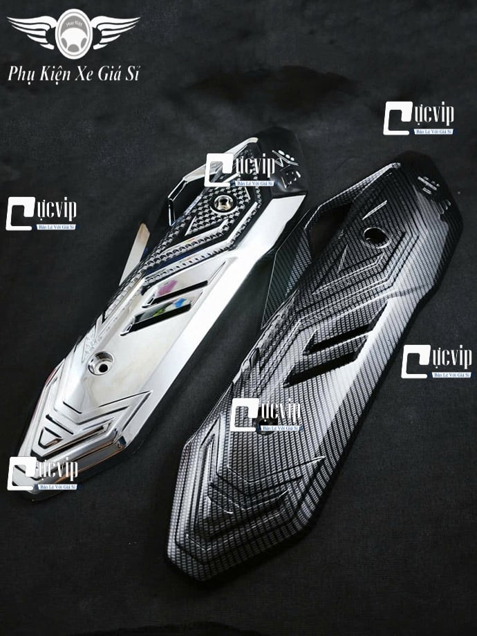 [Mẫu Mới] Ốp Che Pô AirBlade AB 2026 160cc, 125cc Xi Niken, Carbon MS6891