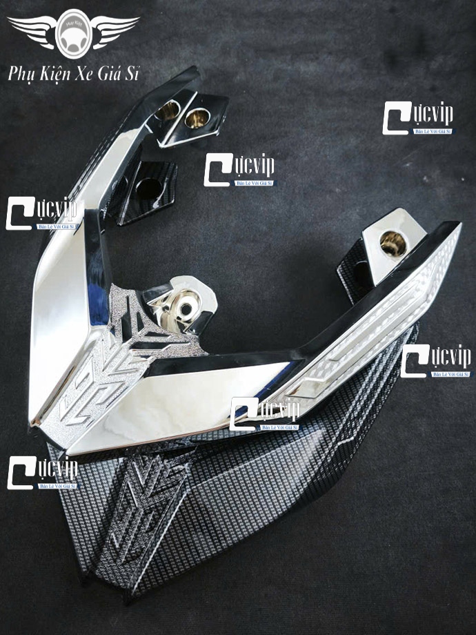[Mẫu Mới] Ốp Cảng Sau Carbon, Xi Niken Airblade AB 160cc, Airblade 2020 - 2025 125cc 150cc 160cc MS6890