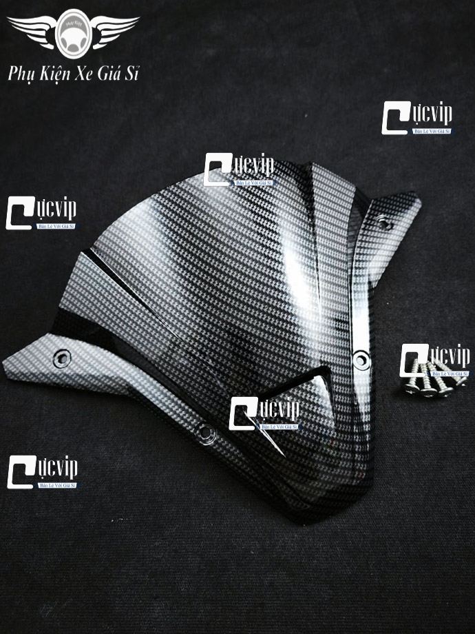 [Mẫu Mới] [Tặng Kèm 4 Ốc] Mão Chắn Gió Carbon Airblade AB 2026 125cc 160cc MS6889