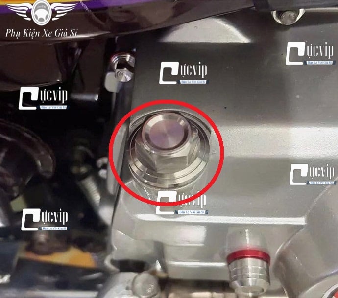 Ty Thăm Nhớt Salaya Inox 304 (D3) (Thái) Vario, Lead, Vision, AB, PCX, Stylo, Exciter 2010, Exciter 135, 150, 155, Sirius, Wave, Dream, Future, Winne V1, Winner X, Sonic MS6898