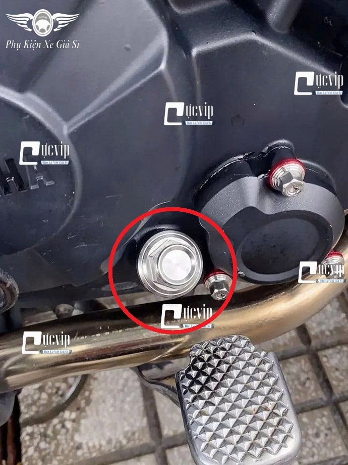 Ty Thăm Nhớt Salaya Inox 304 (D3) (Thái) Vario, Lead, Vision, AB, PCX, Stylo, Exciter 2010, Exciter 135, 150, 155, Sirius, Wave, Dream, Future, Winne V1, Winner X, Sonic MS6898