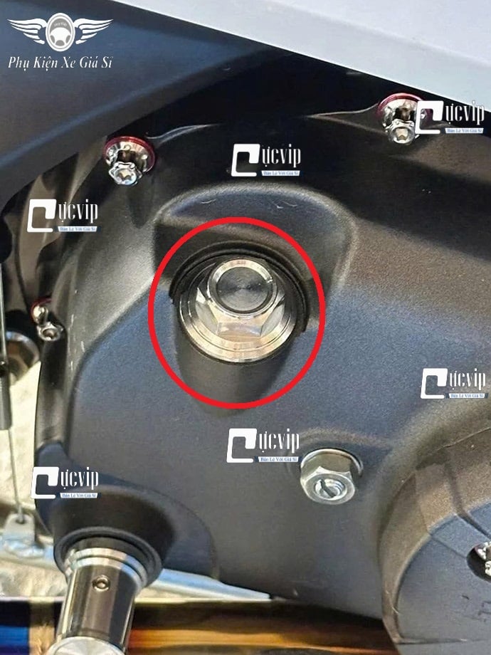 Ty Thăm Nhớt Salaya Inox 304 (D3) (Thái) Vario, Lead, Vision, AB, PCX, Stylo, Exciter 2010, Exciter 135, 150, 155, Sirius, Wave, Dream, Future, Winne V1, Winner X, Sonic MS6898