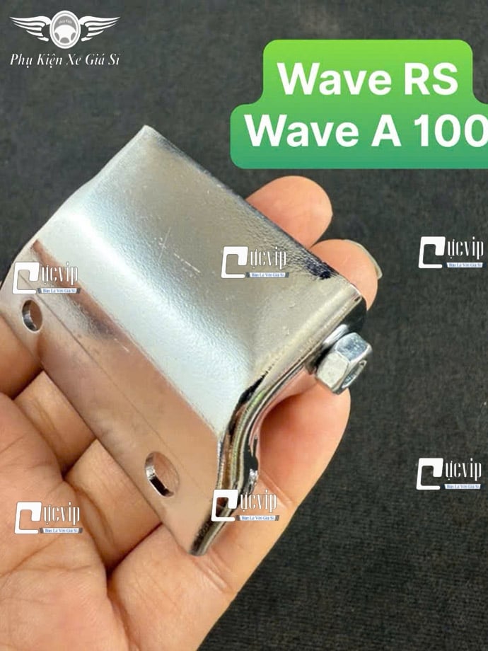 Pat Gắn Yên Trước [Bản Lề Yên] Xe Wave Nhỏ, Wave RS, Wave A 100, Wave A 110, Wave RSX 110, Wave Blade 110 2017 - 2026, Dream, Future Neo, Future Led, Xi Niken Sáng Bóng MS6934