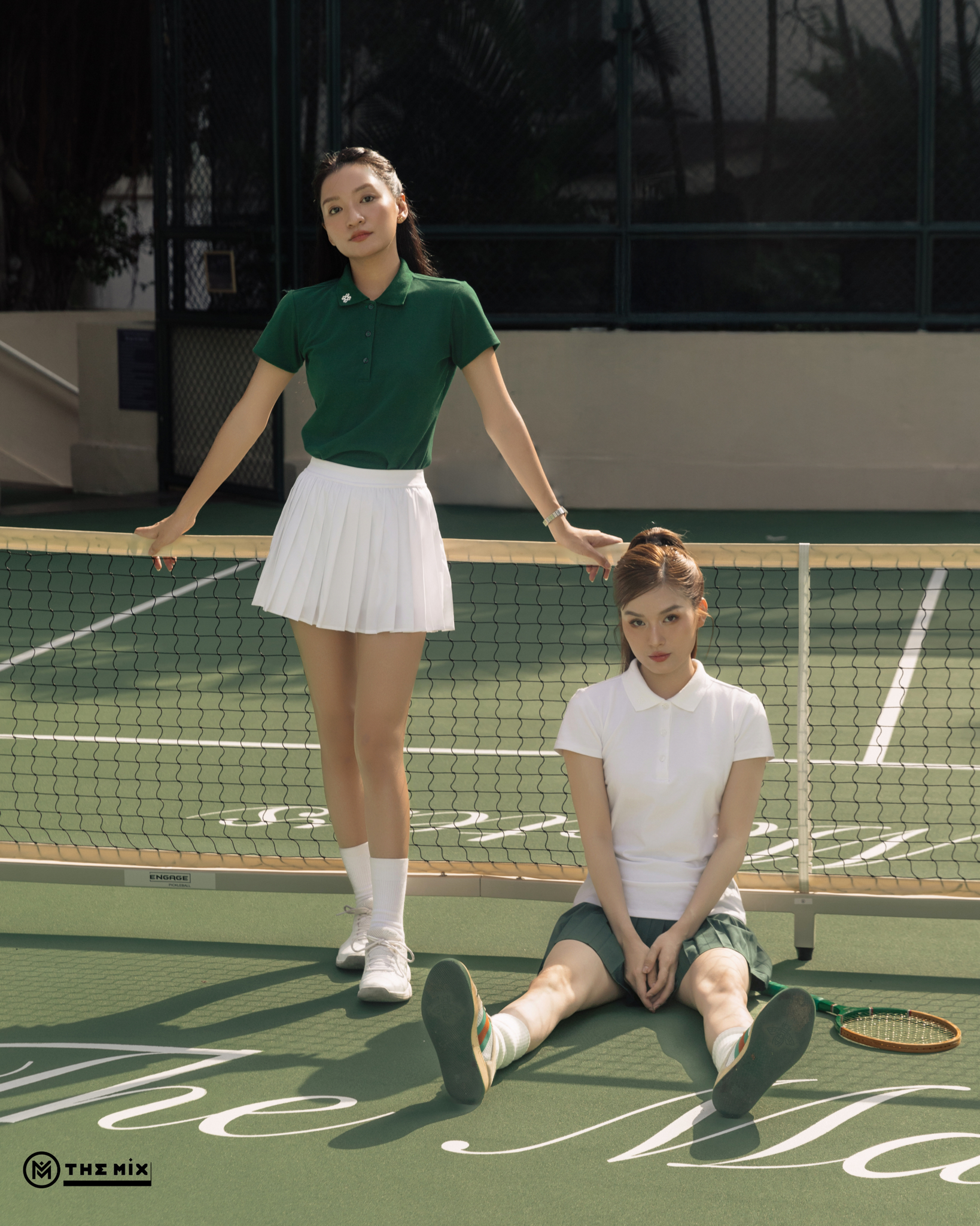 PicknMix - Chân Váy Pleated Skirt Xếp Ly Nhỏ - Trắng