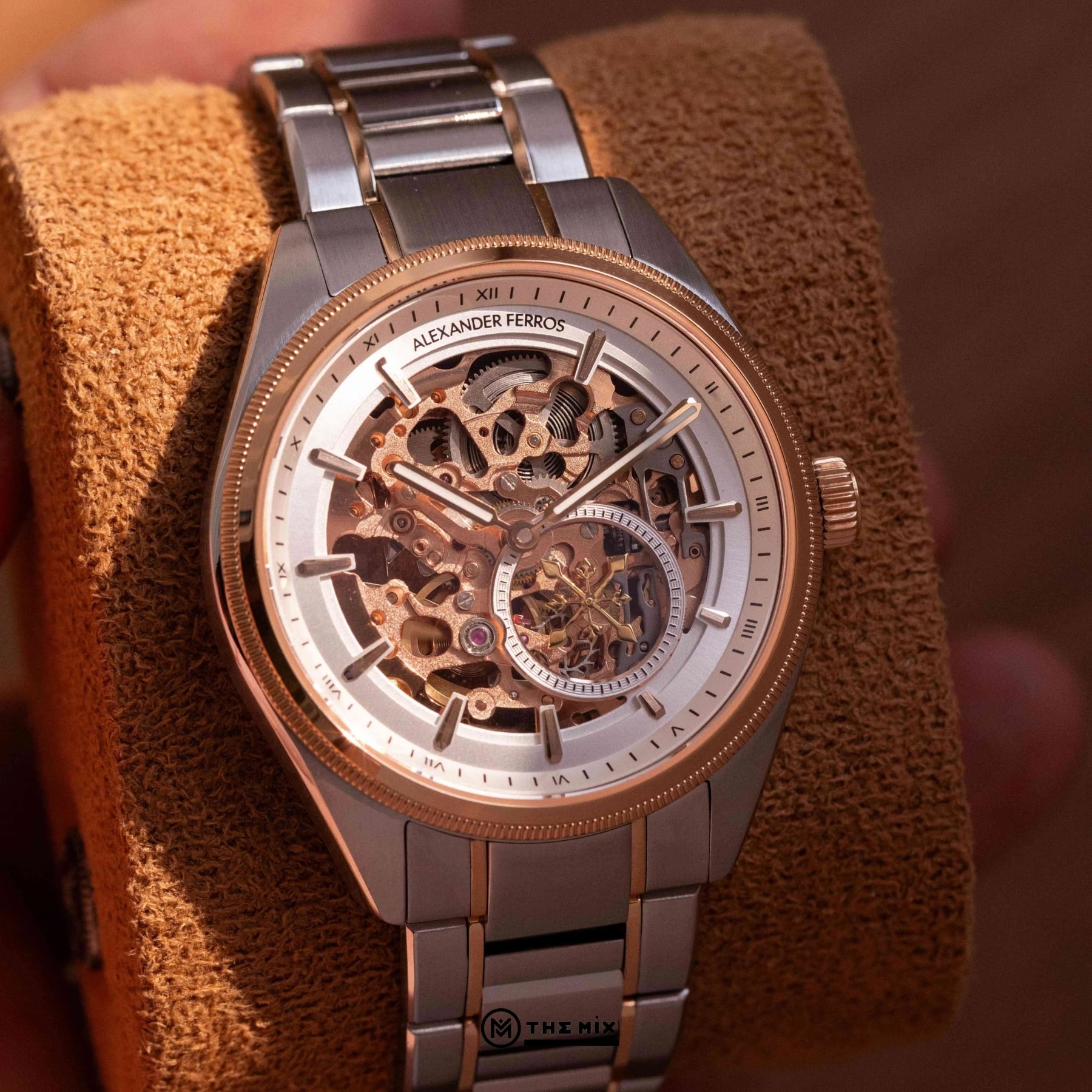 Đồng Hồ Alexander Ferros 9262D/02 - 40mm White Gold Automatic Skeleton