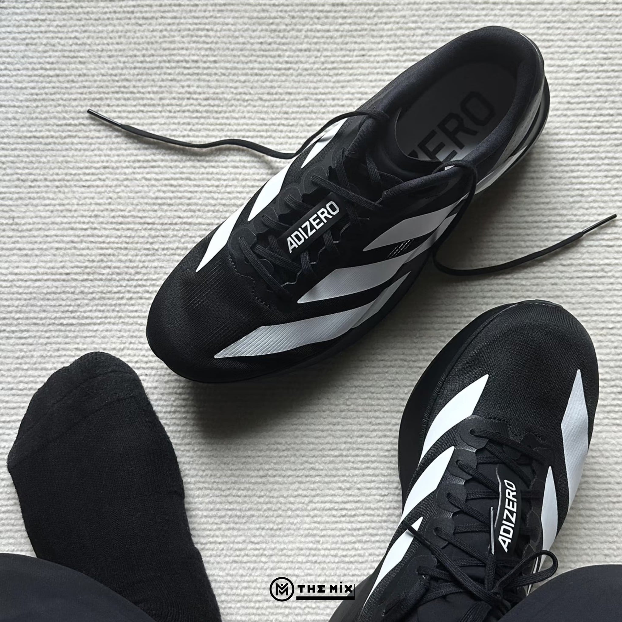 adidas Adizero Evo SL Black White - JP7149