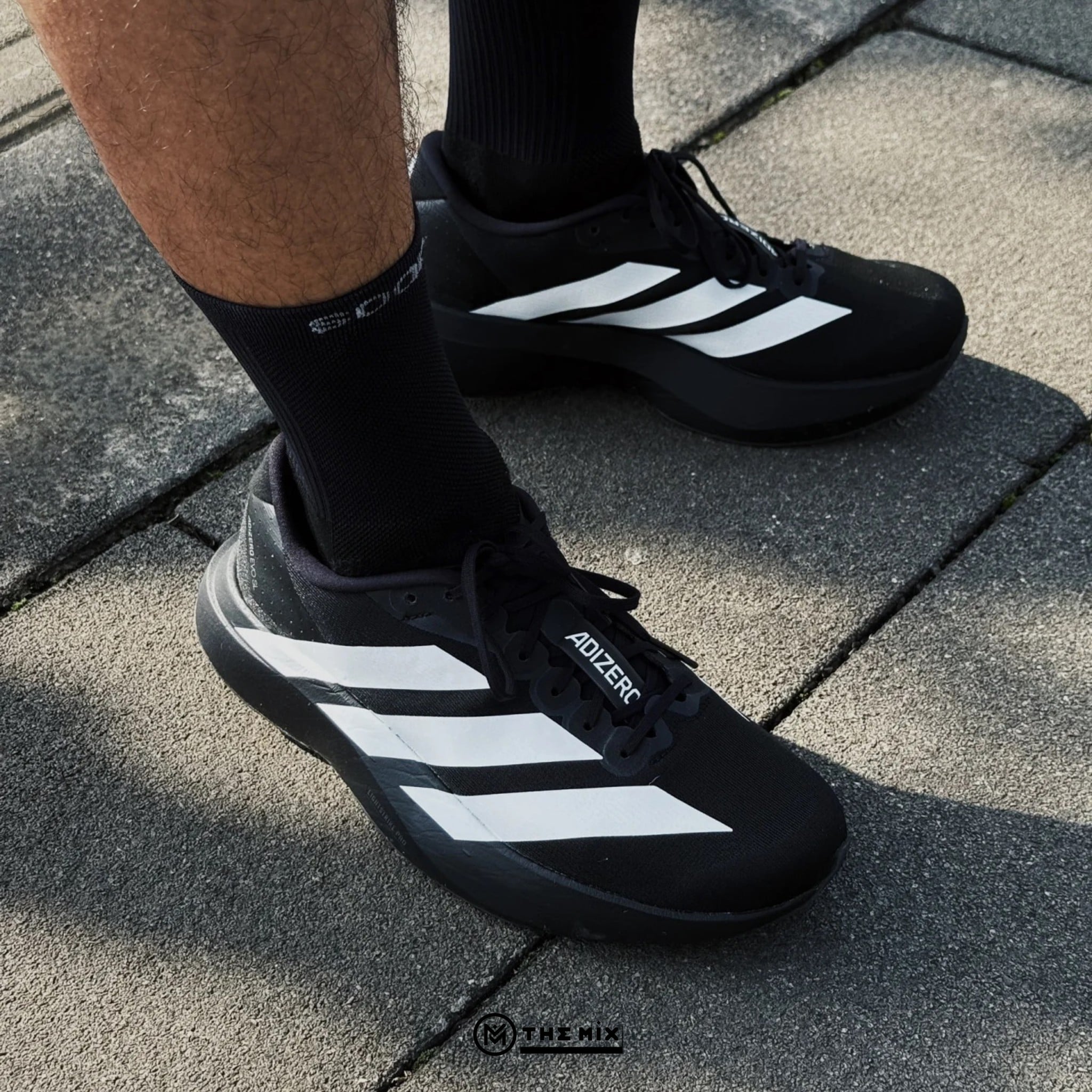 adidas Adizero Evo SL Black White - JP7149