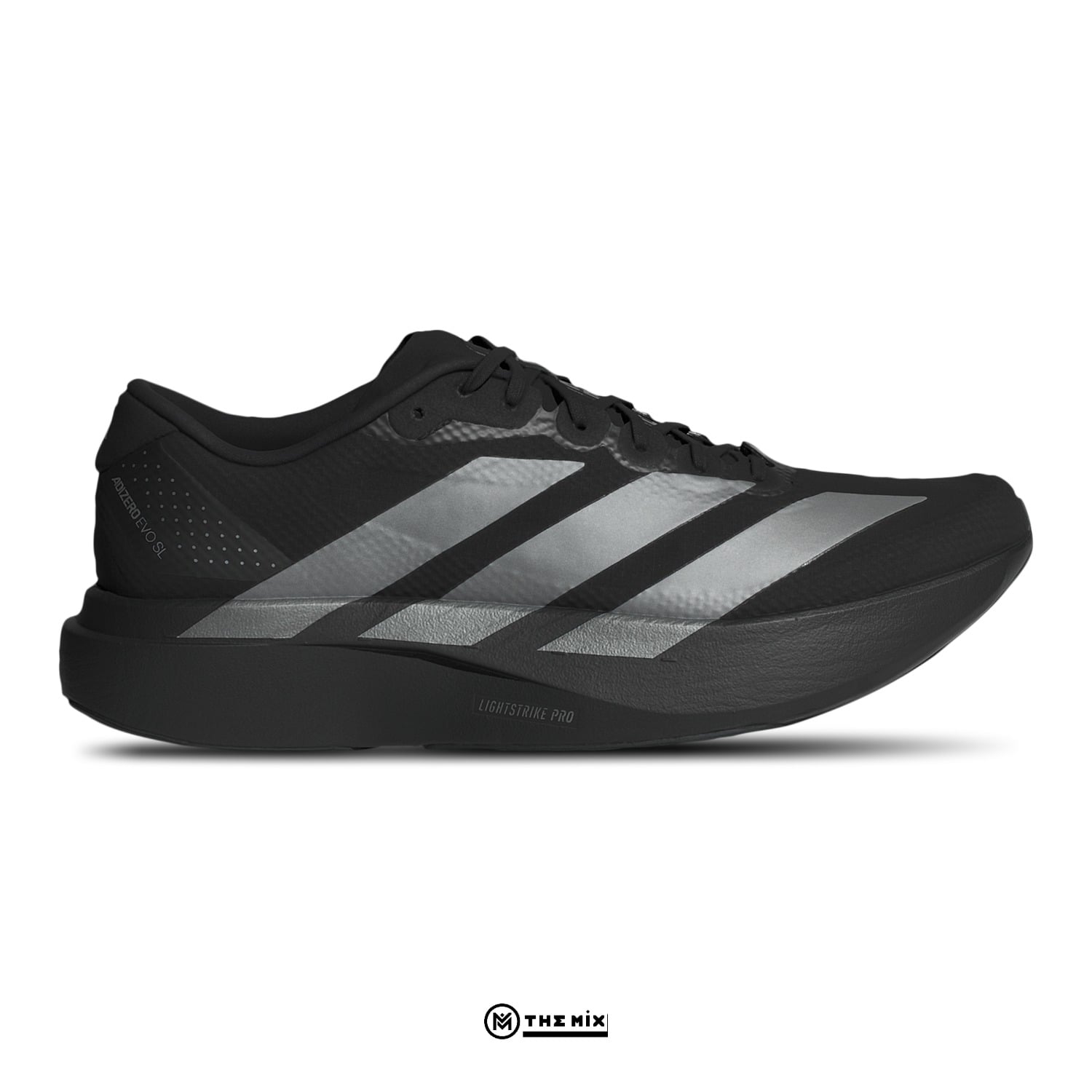 Adidas Adizero Evo SL 2 WOVEN Black — all-black performance, gọn và nhanh.