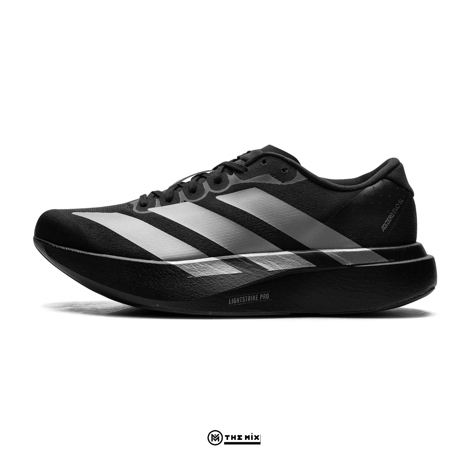 adidas Adizero Evo SL Black Iron Metallic Grey JR4888