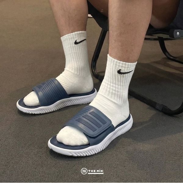 Adidas AlphaBounce Slide 2.0 Navy IF0814 - Dép adidas Chính Hãng